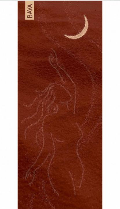 Tapis de yoga antidérapant baya x chloé bloom, sensualité