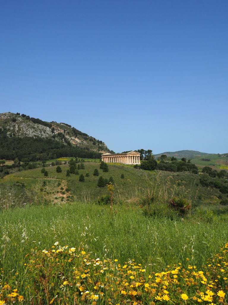 Vacance en sicile, trapani, temple segeste